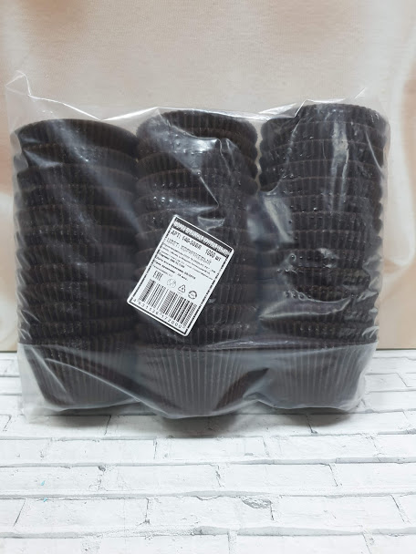 Капсулы круглые 55*43мм 1000шт Коричневые