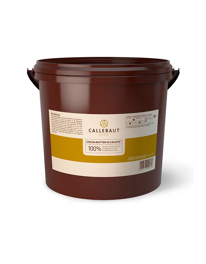 Какао-масло в каллетах Callebaut, Бельгия, 3 кг