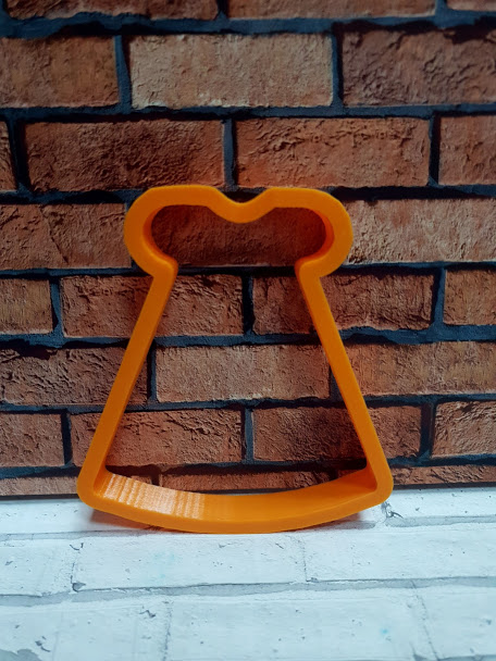 Форма "Платье крестильное" 9 cm