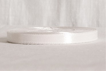 Атласная лента 0.5см "Белая" 24м