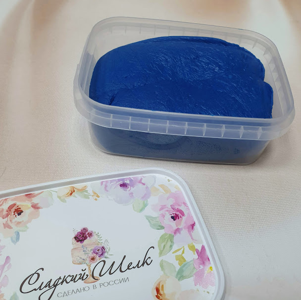 Мастика Сладкий шелк "синяя" -250гр