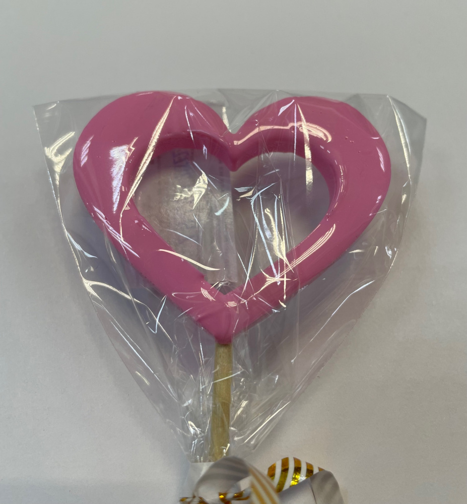 Леденец топпер "Сердце" среднее 5см