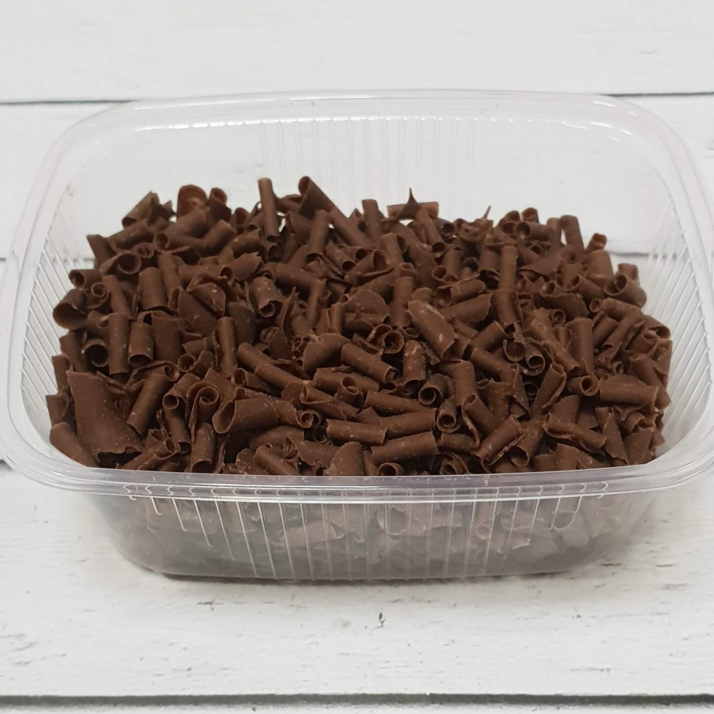 Маленькие шоколадные завитки Молочные Callebaut 50 гр