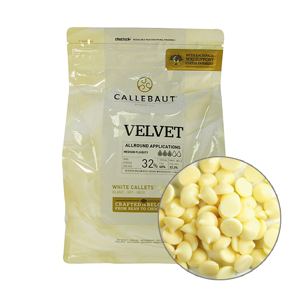 Бельгийский Шоколад Callebaut - VELVET 32% ,2,5кг