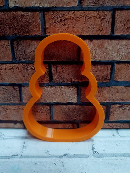 Форма "Снеговик простой" 9 cm