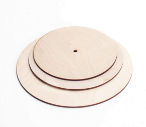 Подложка ФАНЕРА 22 см с отверстием