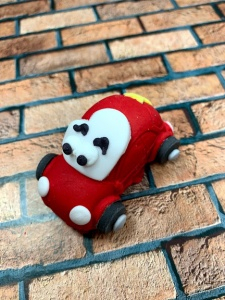 Сахарная фигурка "машинка красная"6см