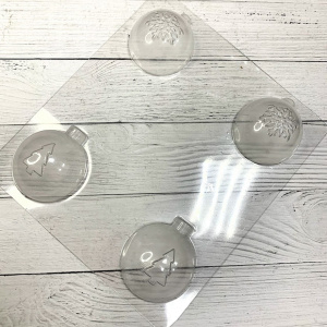 Пластиковая форма «Набор Елочных шаров»№2 5см