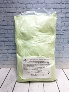 Пудра нетающая сахарная "Бархатная зеленая"-1кг