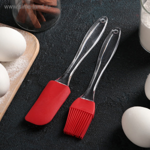 Набор для выпечки Лёд", 2 предмета: лопатка, кисть