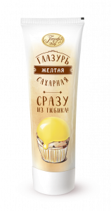 Сахарная глазурь "Парфэ" желтая 120г