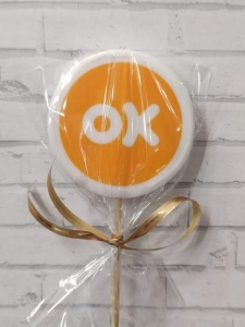 Леденец топпер с печатью "Однокласники"