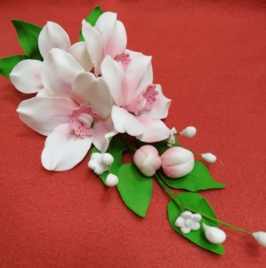 Сахарные цветы, "Букет" 1 -23см