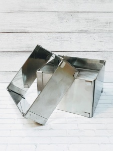 Раздвижная форма Квадрат 15-28 см., высота 5 см.