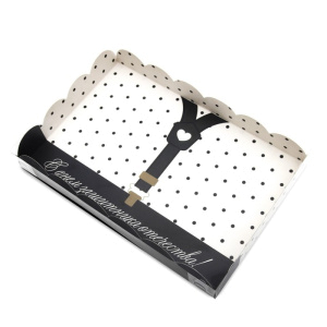 Коробочка для печенья, "Лучшему мужчине", 22 х 15 х 3 см