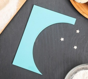 Шпатель кондитерский 17,5x12,5 см "Круг"