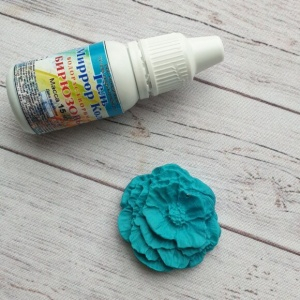 Краситель БИРЮЗОВЫЙ (В)  гелевый 15 мл пищевой Миррор Колор