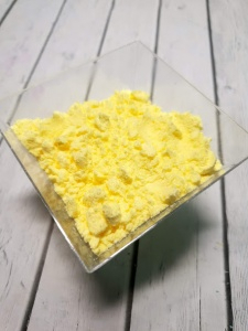 Пудра нетающая сахарная "Бархатная желтая"-100г