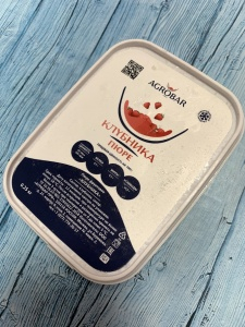 Пюре замороженное Клубника АГРОБАР 250гр