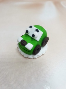 Сахарная фигурка "Машинка" зеленая