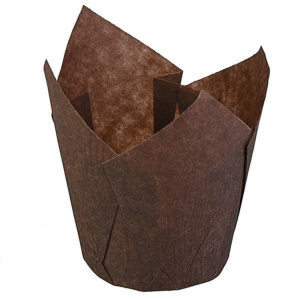 Бумажная форма "Тюльпан" для маффина, в ассортименте  - 50 шт