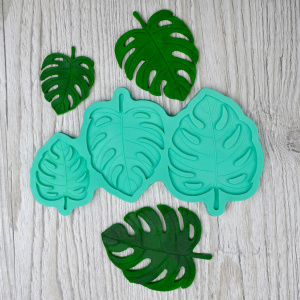 молд листья Монстеры 3 шт