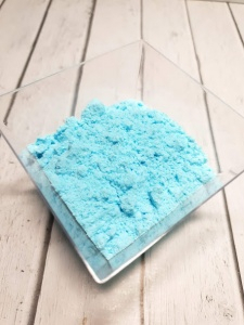 Пудра нетающая сахарная "Бархатная голубая"-100г