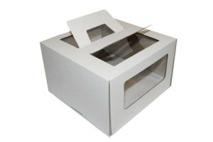 Коробка 22*22*24 С окном и ручкой