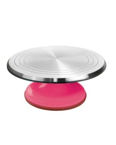 Стол поворотный,Металл Розовый 30см