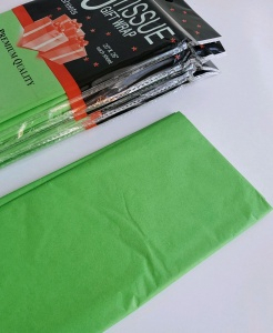 Бумага Тишью Зеленая