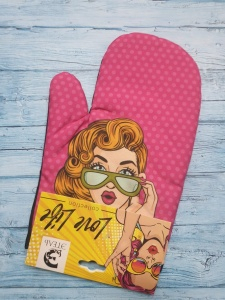 Варежка-прихватка Pink Куколка 26*16см 100%п/э