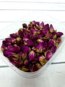 Розы Алые сушёные (бутоны), 20 гр (БАНОЧКА)