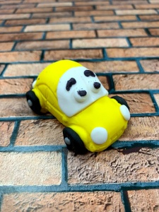 Сахарная фигурка "машинка желтая"6см