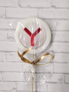 Леденец топпер с печатью "Яндекс"