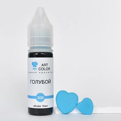 Гелевый краситель Голубой (Art Color) 15мл