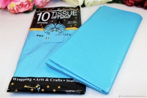 Бумага Тишью ГОЛУБАЯ